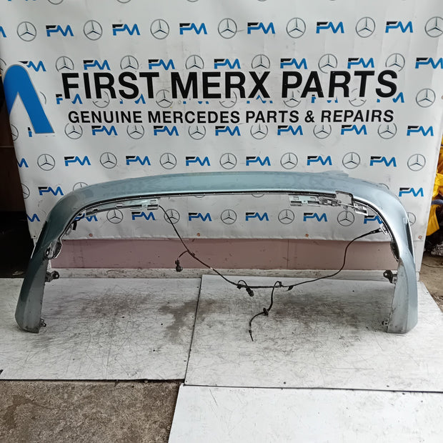 MERCEDES BENZ C-CLASS W205 REAR BUMPER 2015 SILVER A2058555738 FMX51