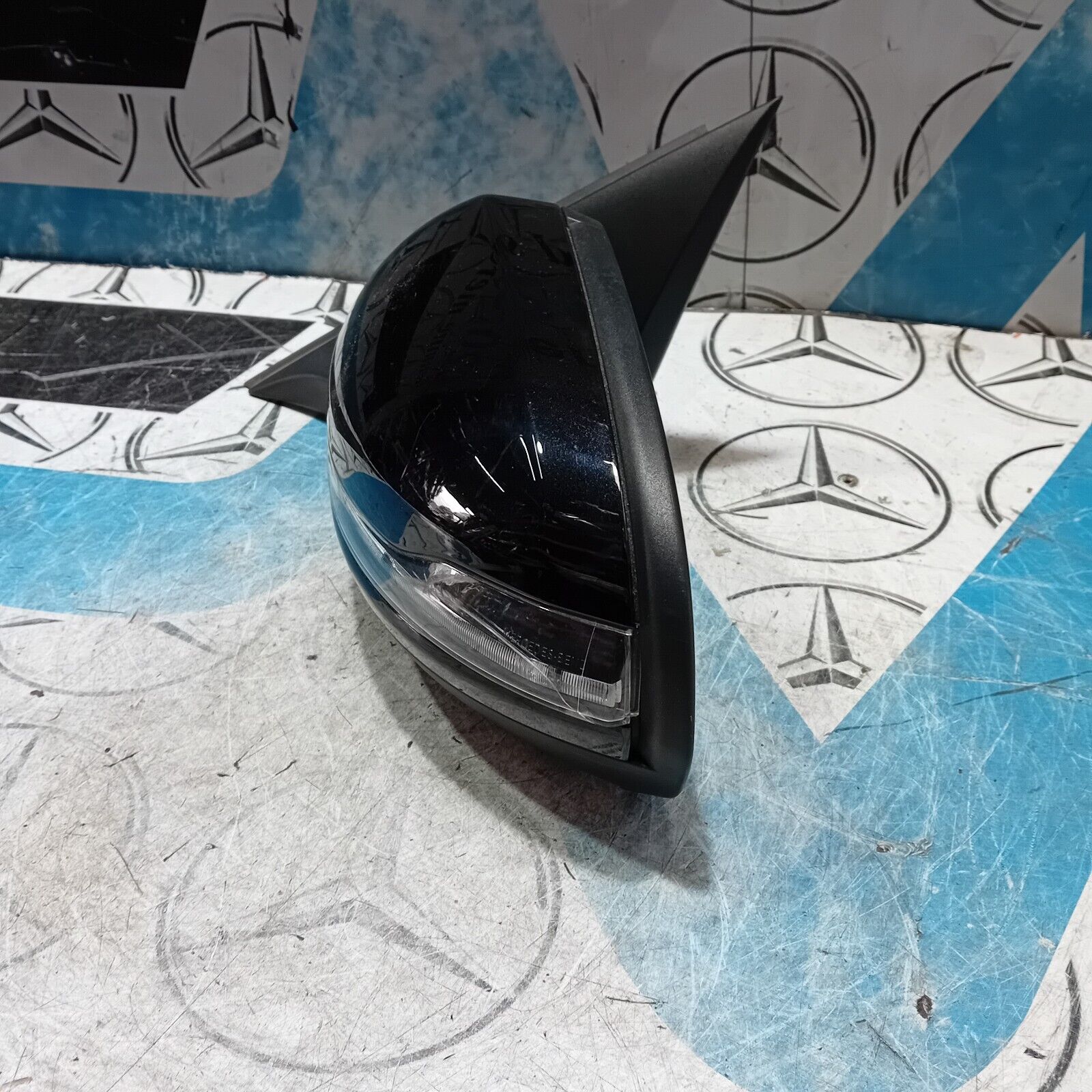 2017 MERCEDES C CLASS W205 RIGHT SIDE WING MIRROR POWER FOLD IN BLACKA2058104702