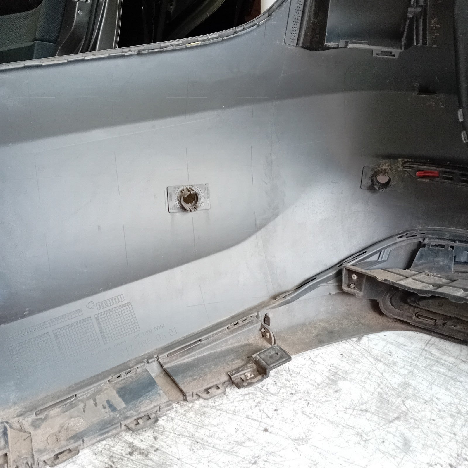 MERCEDES E-CLASS W213 BLACK REAR BUMPER ESTATE 2016 ON A2138850301 FMX93