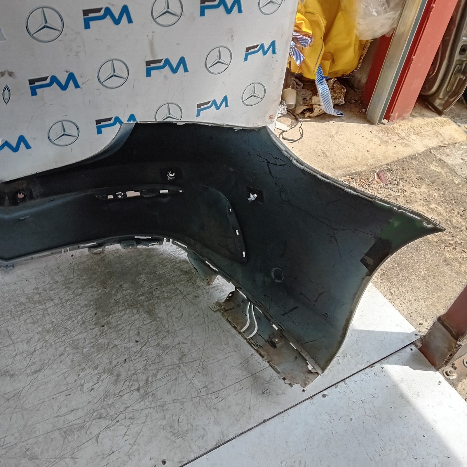 MERCEDES BENZ E-CLASS C238 COUPE REAR BUMPER WHITE 2014 FMX134