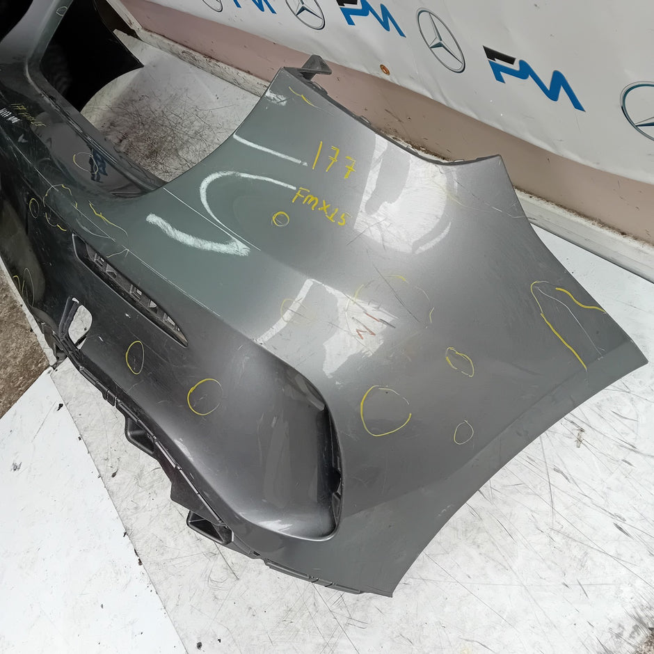 MERCEDES BENZ  A-CLASS W177 REAR BUMPER A1778854701 2018 GREY FMX15