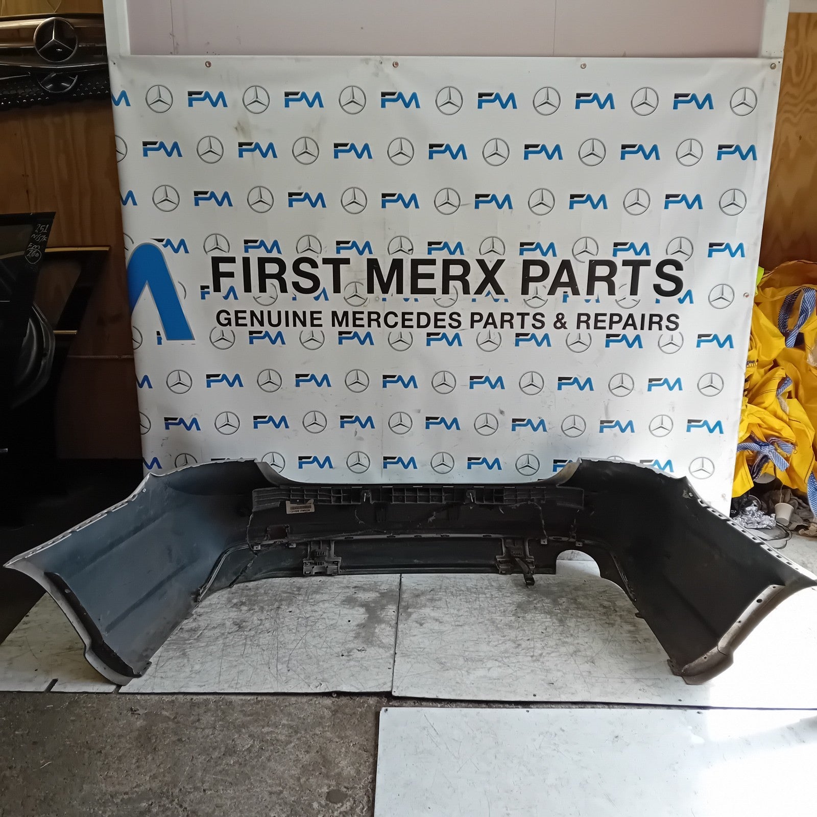 MERCEDES BENZ E-CLASS W212 REAR BUMPER SILVER 2014 A2128855125 FMX128