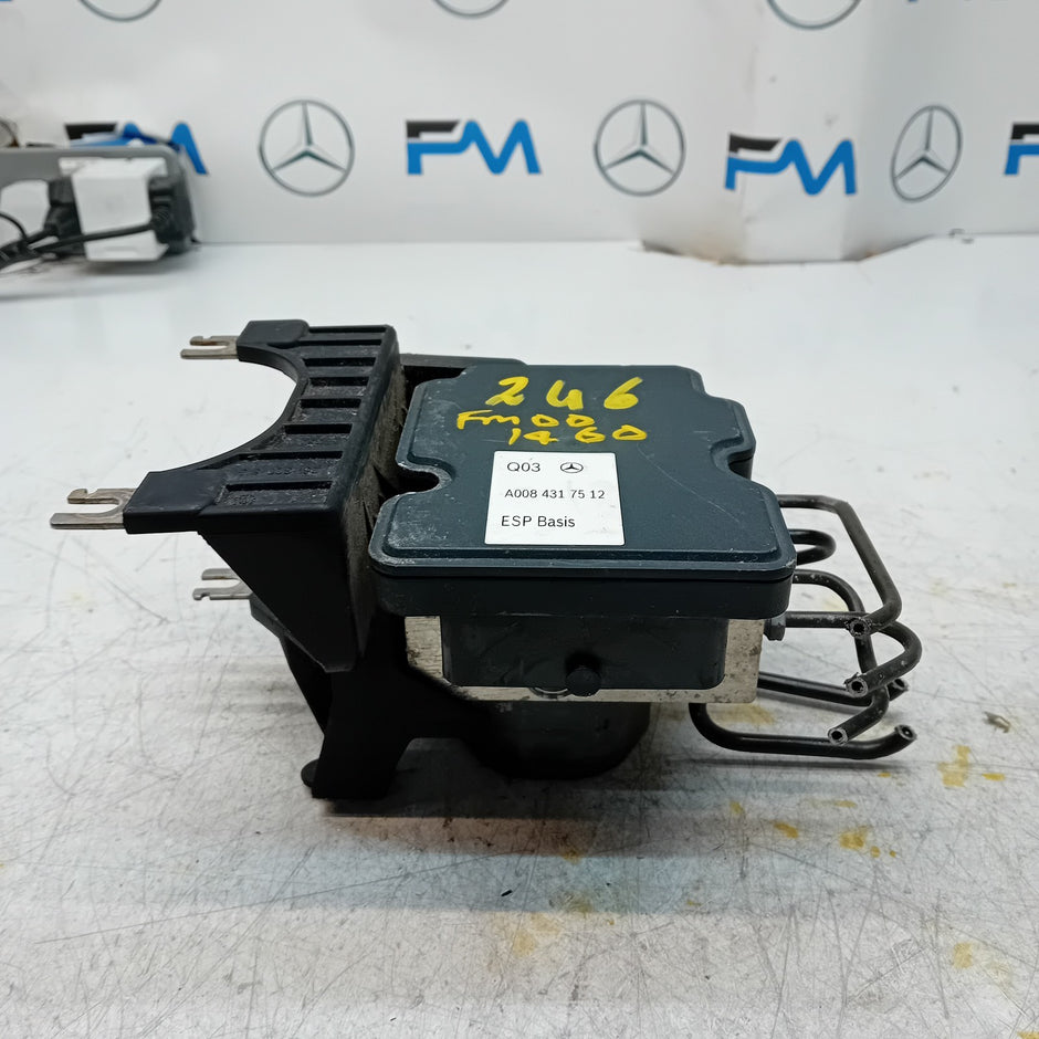 MERCEDES BENZ B-CLASS W246 ABS PUMP CONTROL MODULE UNIT A0084317512 FM001460