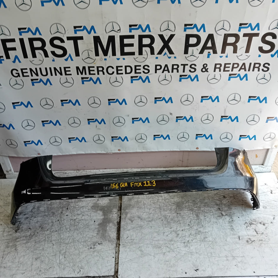 MERCEDES BENZ GLA X156 REAR BUMPER BLACK 2014-19  A1568800003 FMX113