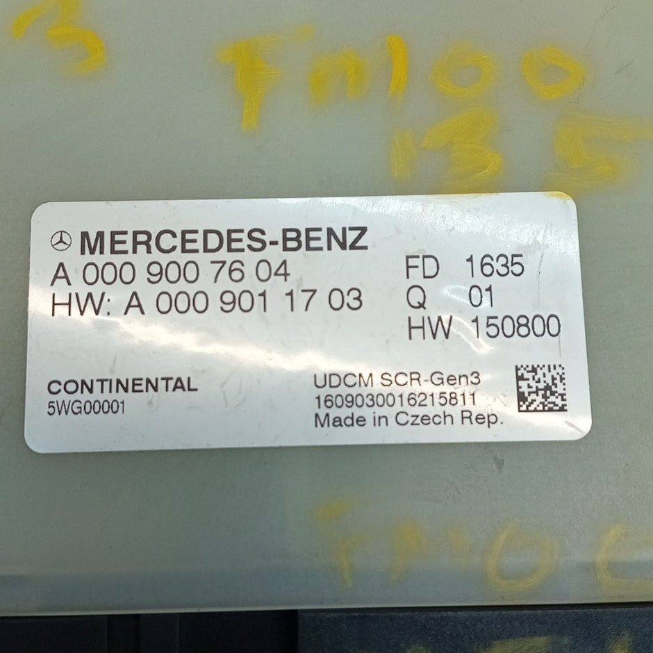 MERCEDES E-CLASS W213 ADBLUE SCR CONTROL UNIT EGR ECU A0009007604 FM001354