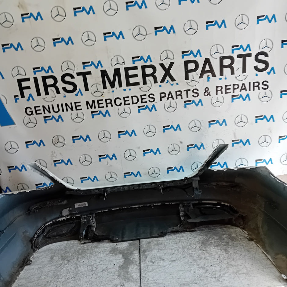 MERCEDES BENZ E-CLASS W213 SLN REAR BUMPER A2138850022 2016 WHITE FMX171