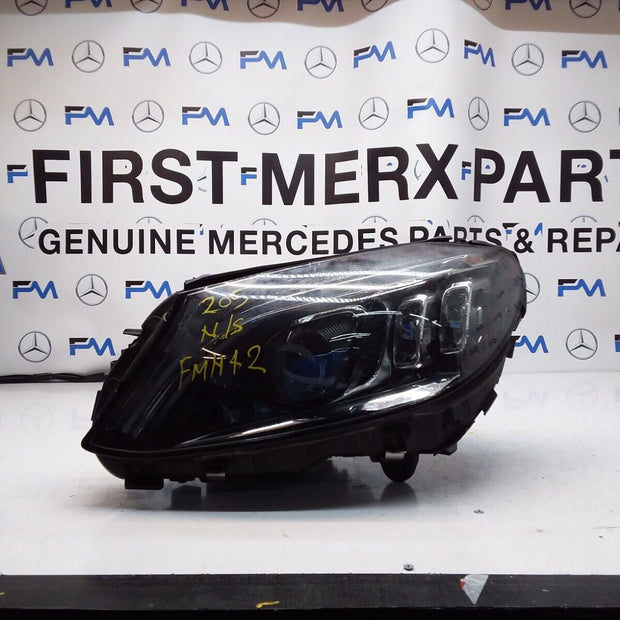 2018 MERCEDES C-CLASS W205 N/S Passenger Side Front Headlight FMH42 MULTIBEAM 
