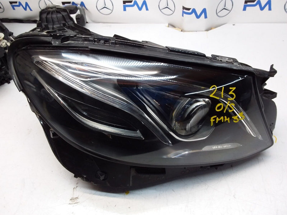 2018 MERCEDES E-CLASS W213 O/S Driver Side Front Headlight A2139062606 FMH33