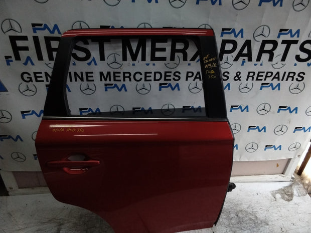MITSUBISHI OUTLANDER MK3 DRIVER SIDE REAR DOOR OSR 2013 RED COMPLETE FMD350
