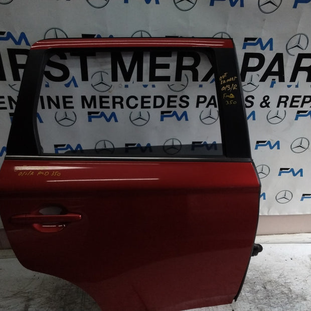 MITSUBISHI OUTLANDER MK3 DRIVER SIDE REAR DOOR OSR 2013 RED COMPLETE FMD350