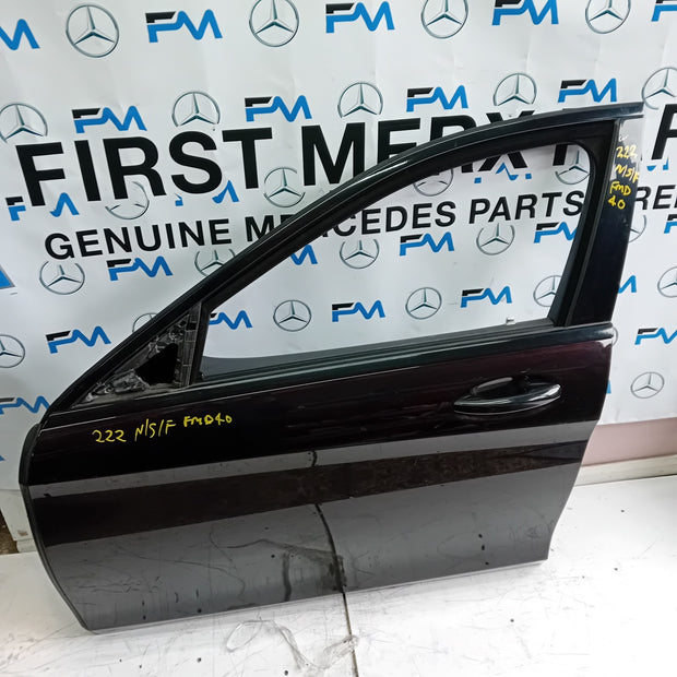 MERCEDES BENZ S-CLASS W222 PASSENGER SIDE FRONT DOOR N/S/F COMPLETE BROWN FMD40