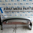 MERCEDES BENZ CLA W117 REAR BUMPER SILVER 2013-19 A1178851065 FMX91