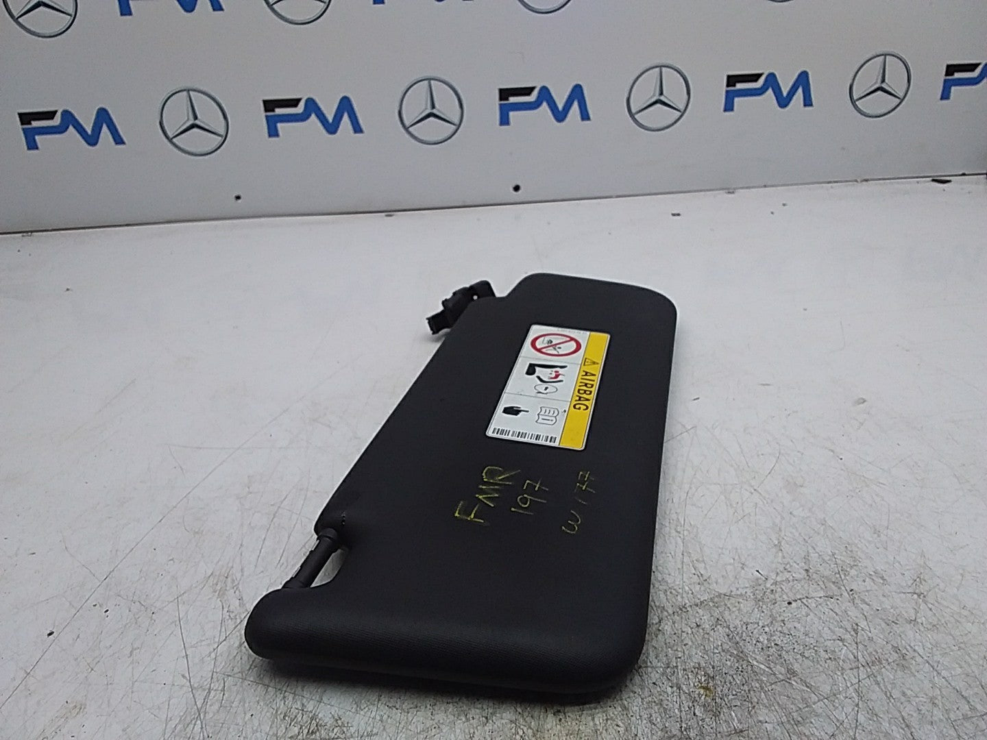 MERCEDES BENZ  A-CLASS W177 SUN VISOR PASSENGER SIDE A0078173620 FMR197