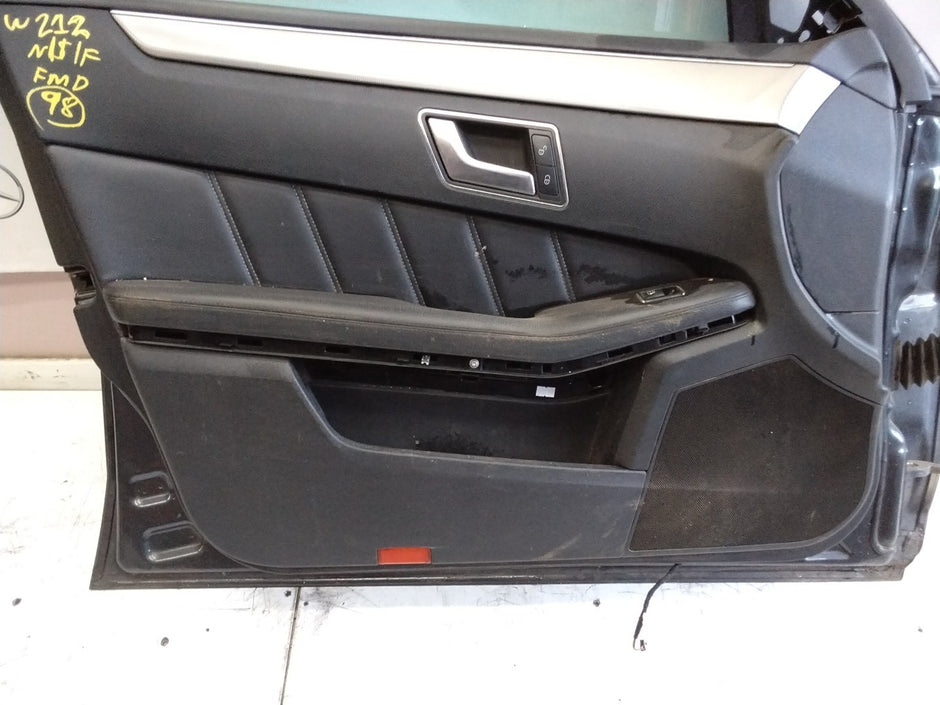 MERCEDES BENZ  E-CLASS W212 PASSENGER SIDE FRONT DOOR N/S/F COMPLETE GREY FMD98