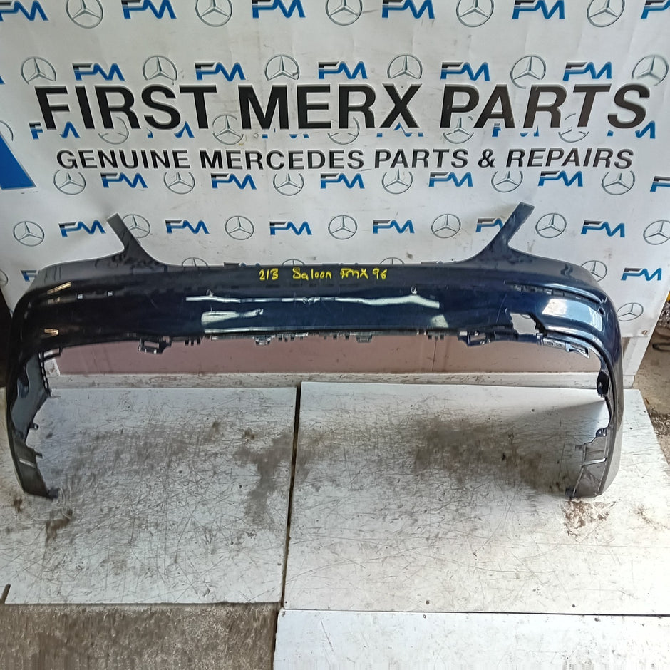 MERCEDES BENZ E-CLASS W213 SALOON BLUE REAR BUMPER 2016 ON A2138850001 FMX96
