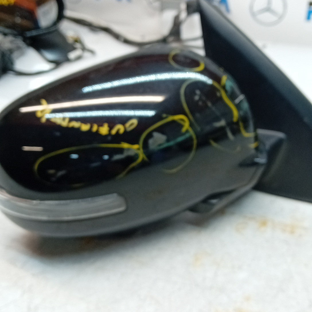 MITSUBISHI OUTLANDER MK3 DRIVER WING MIRROR OS BLACK CAMERA 2013 FMM52 (D)