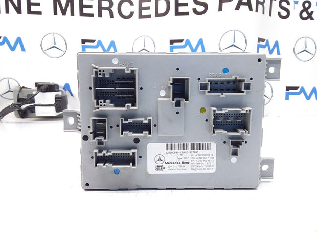 MERCEDES S-CLASS REAR SAM CONTROL MODULE W222 A2229005914 FM00384