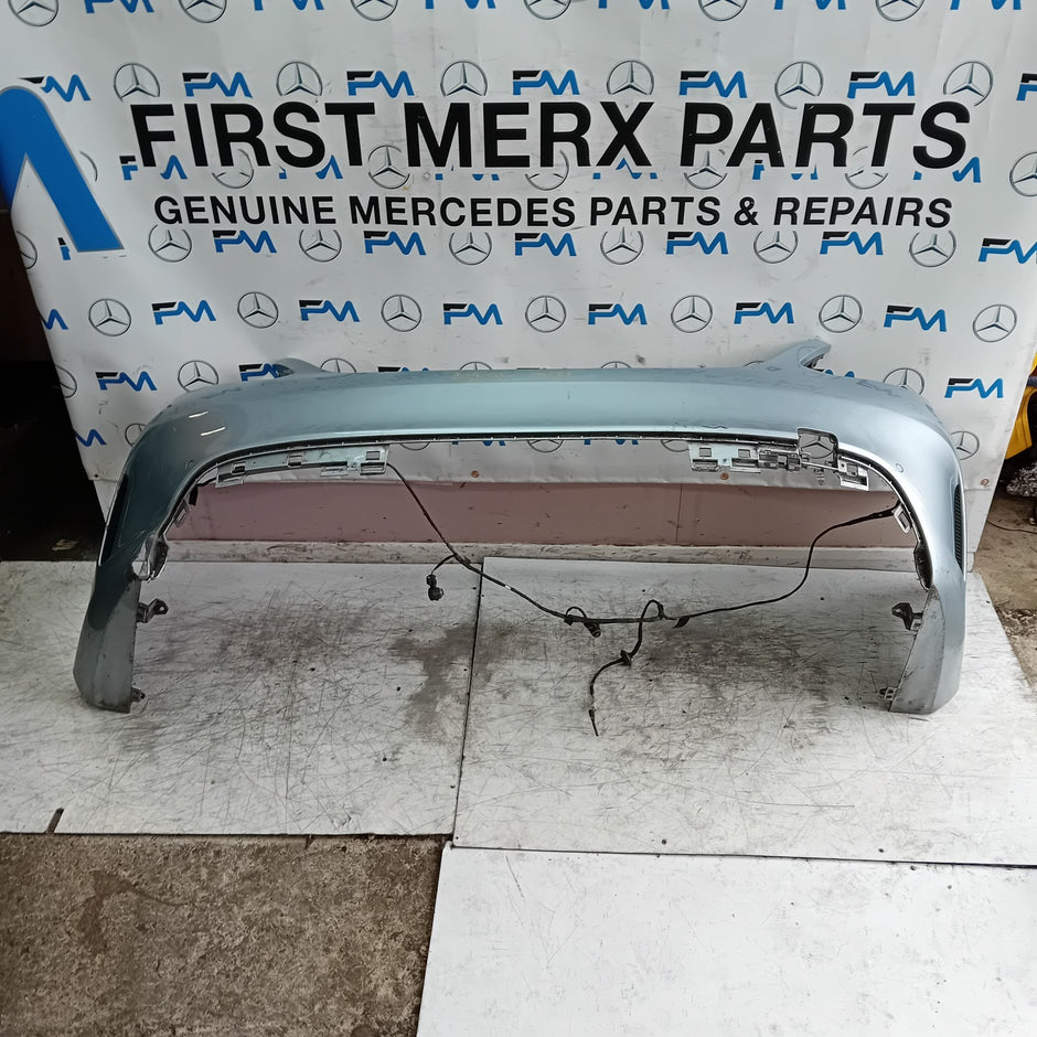 MERCEDES BENZ C-CLASS W205 REAR BUMPER 2015 SILVER A2058555738 FMX51