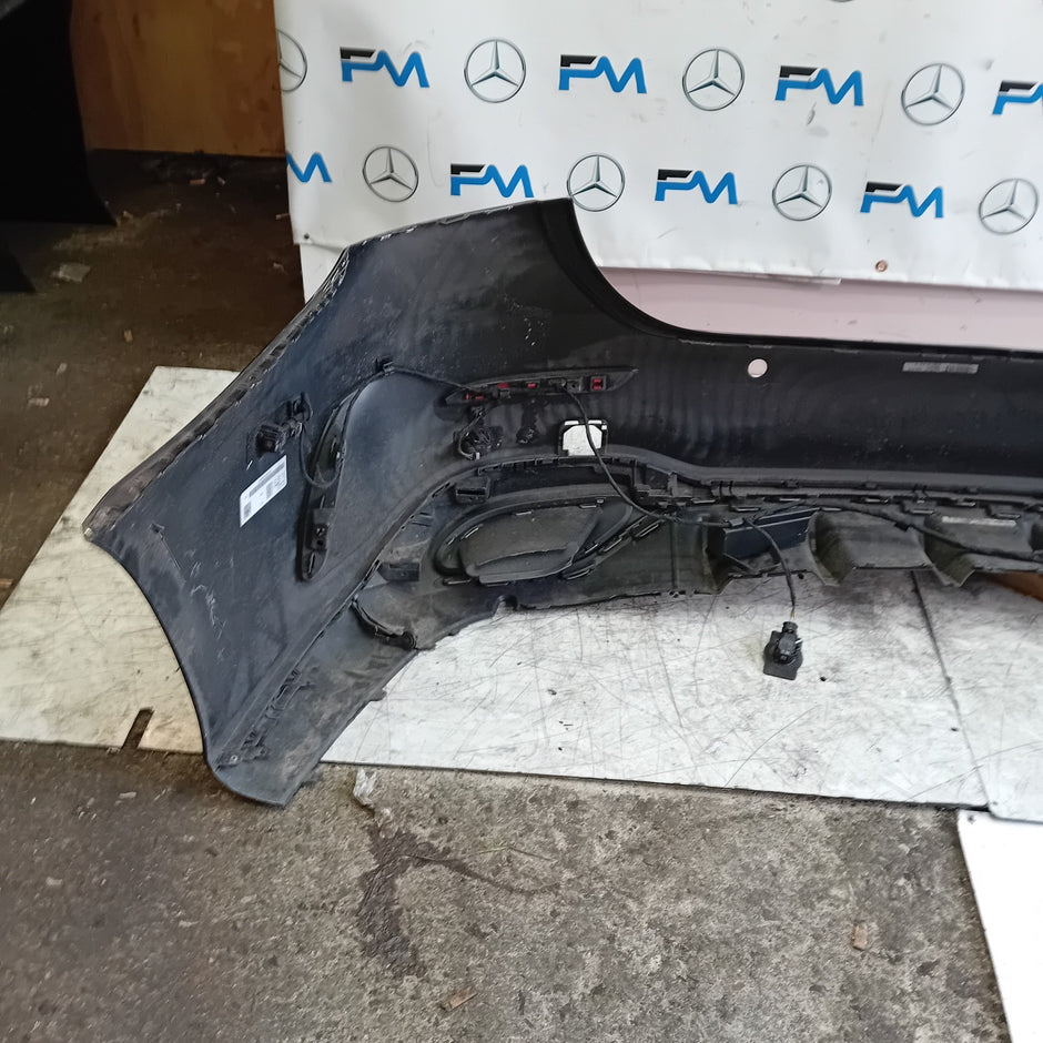 MERCEDES BENZ  A-CLASS W177 REAR BUMPER A1778801805 BLACK 2018 COMPLETE FMX1