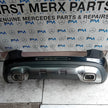 MERCEDES BENZ GLA X156 REAR BUMPER BLACK 2014-19 A1568802640 FMX75
