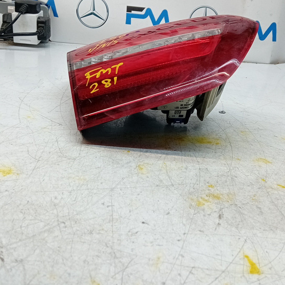MERCEDES GLA X156 PASSENGER LEFT  REAR INNER TAIL LIGHT A1569068900 2019 FMT281
