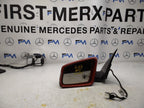 MERCEDES C-CLASS  W204 PASSENGER SIDE WING MIRROR A2048106593 RED FMM19