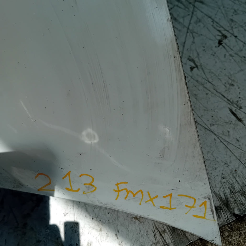 MERCEDES BENZ E-CLASS W213 SLN REAR BUMPER A2138850022 2016 WHITE FMX171