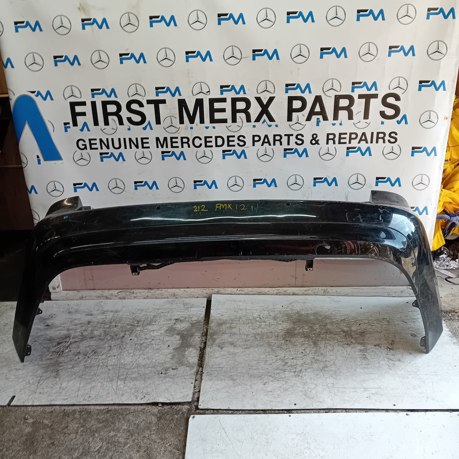 MERCEDES BENZ E-CLASS W212 REAR BUMPER BLACK 2016 ON A2128850025 FMX121