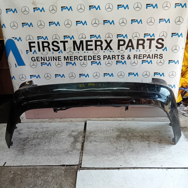 MERCEDES BENZ E-CLASS W212 REAR BUMPER BLACK 2016 ON A2128850025 FMX121