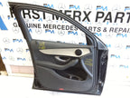 MERCEDES BENZ GLC W253 PASSENGER SIDE FRONT DOOR N/S/F COMPLETE BLACK FMD65