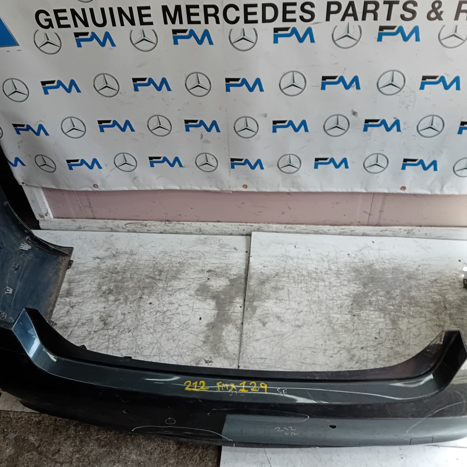 MERCEDES BENZ E-CLASS W212 REAR BUMPER BLACK 2014 A2128855125 FMX129