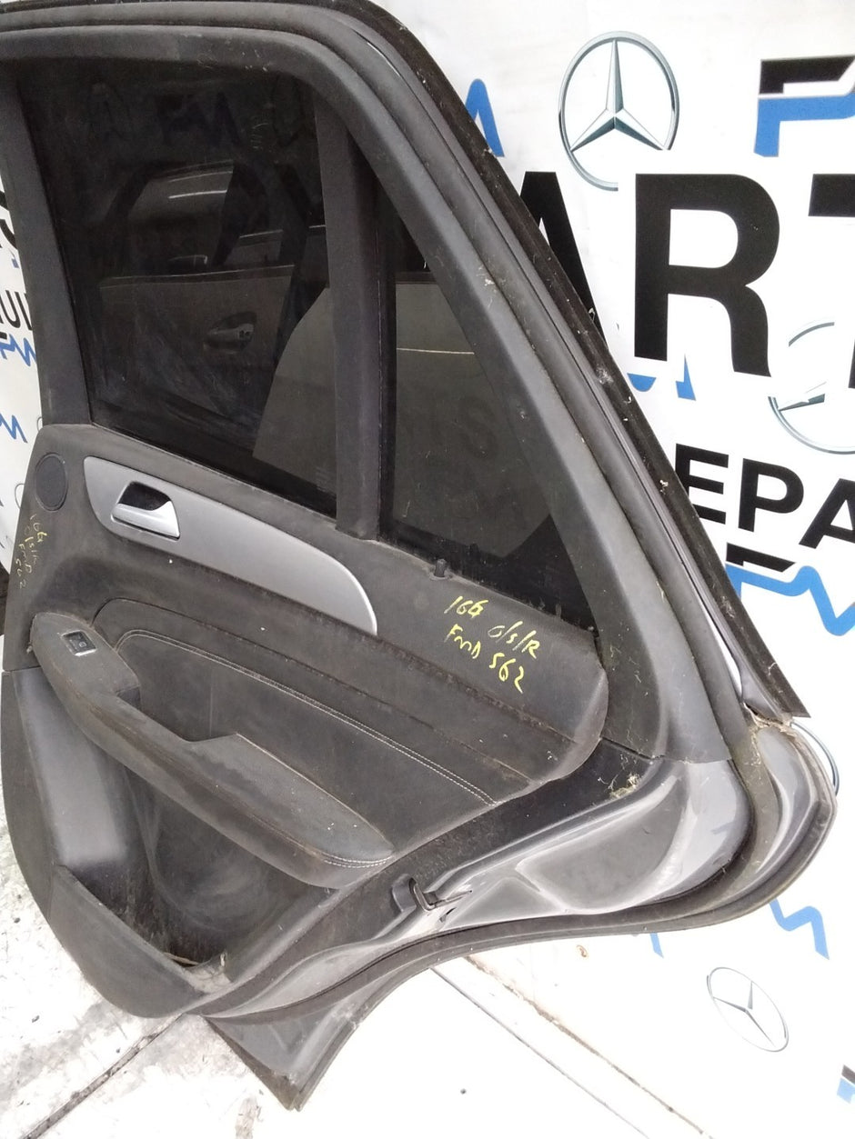 MERCEDES GLE W166  DRIVER REAR DOOR OSR GREY 2015- 2019 COMPLETE FMD562