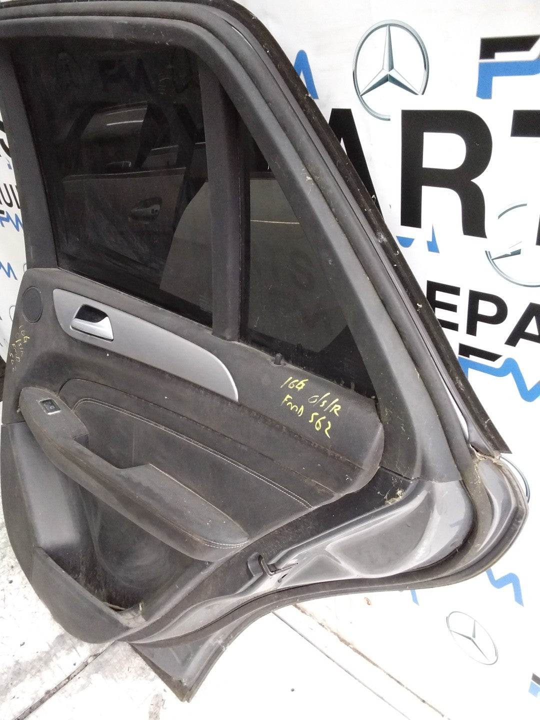 MERCEDES GLE W166  DRIVER REAR DOOR OSR GREY 2015- 2019 COMPLETE FMD562