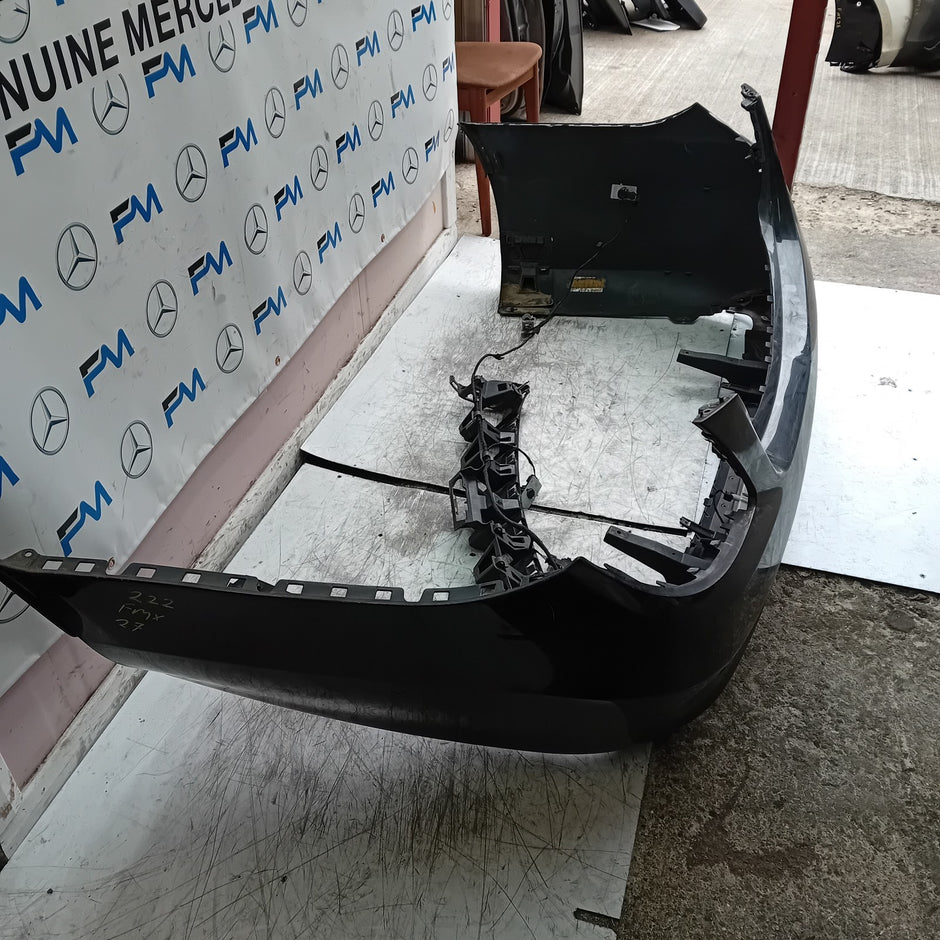 MERCEDES BENZ  S-CLASS W222 REAR BUMPER 2018 A2228851525 BLACK FMX27