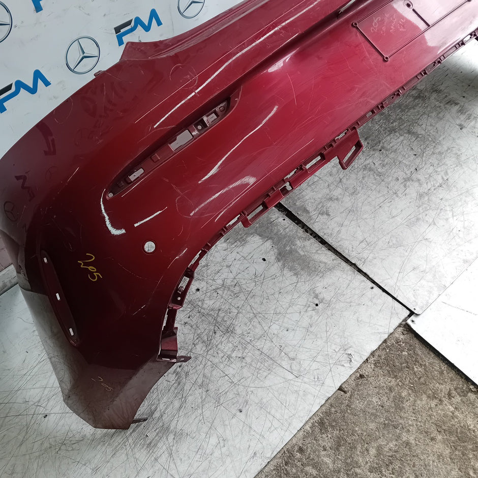 MERCEDES BENZ C-CLASS C205 CP REAR BUMPER 2014 RED FMX46