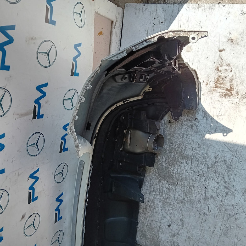 MERCEDES BENZ GLA X156 AMG WHITE REAR BUMPER 2014-19 A1568852825 COMPLETE FMX99