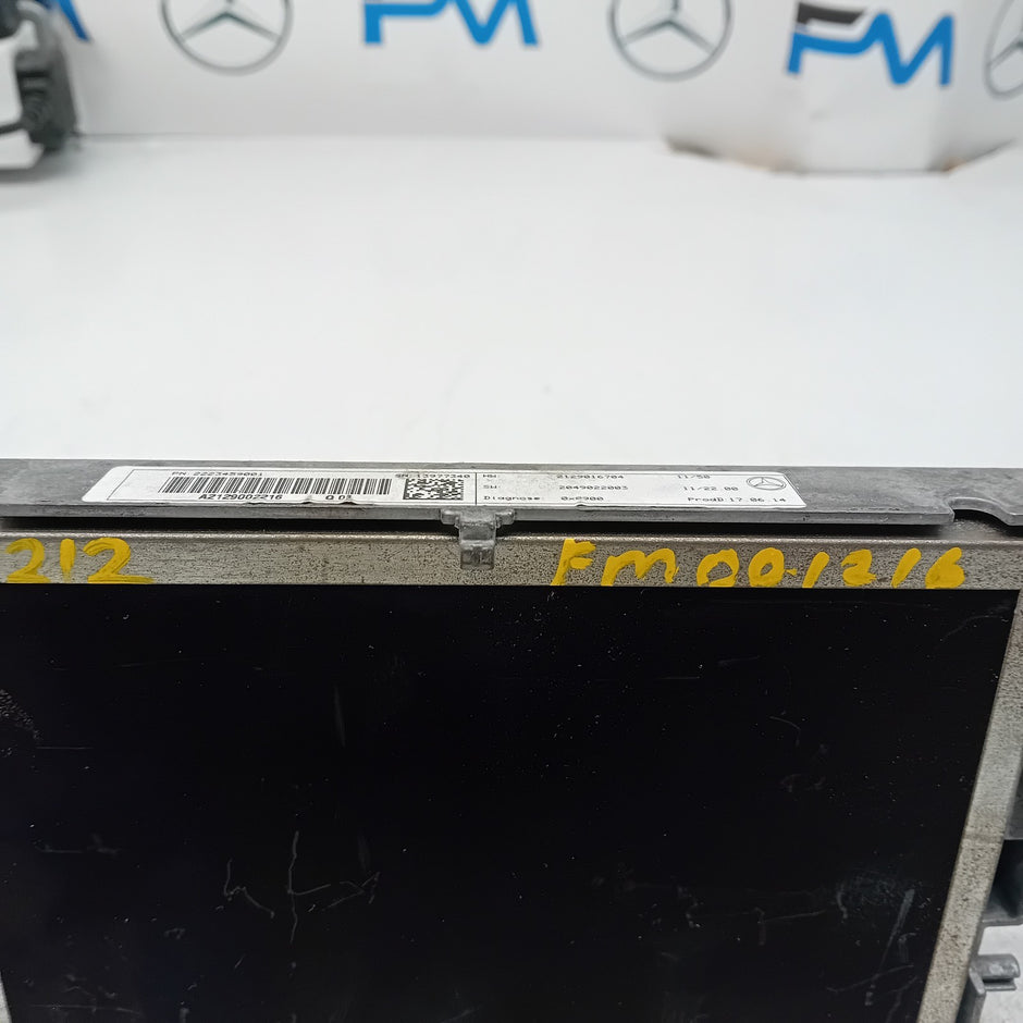 MERCEDES BENZ E-CLASS W212 SAT NAV DISPLAY SCREEN A2129002216 FM001216