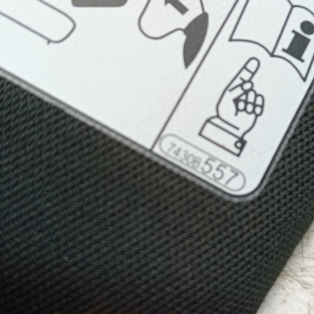 MITSUBISHI OUTLANDER MK3 SUN VISOR PASSENGER SIDE BLACK 7430B557 2014 FM001619