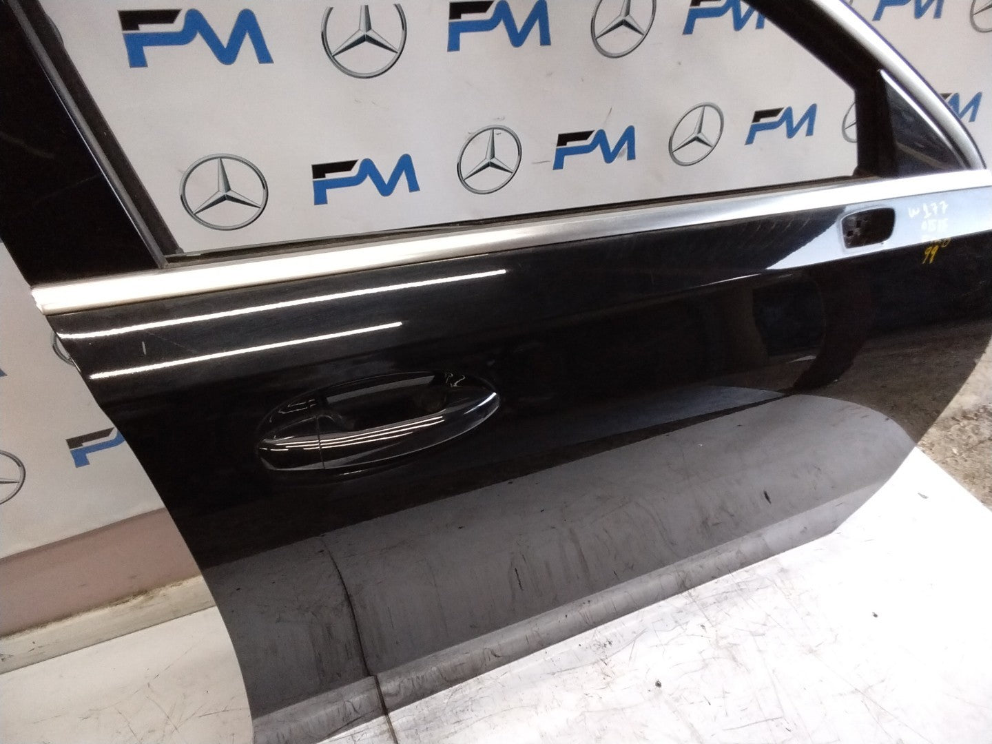 MERCEDES BENZ  A-CLASS W177 DRIVER SIDE FRONT DOOR O/S/F BLACK FMD99
