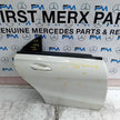 MERCEDES BENZ CLA W117 DRIVER REAR DOOR OSR 2013-19 WHITE COMPLETE FMD411