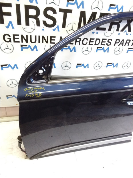MITSUBISH OUTLANDER PASSENGER SIDE FRONT DOOR N/S/F COMPLETE BLUE FMD67
