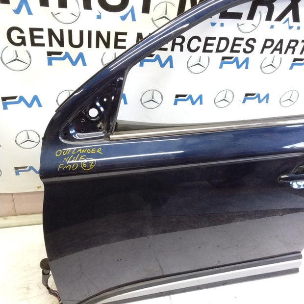 MITSUBISH OUTLANDER PASSENGER SIDE FRONT DOOR N/S/F COMPLETE BLUE FMD67