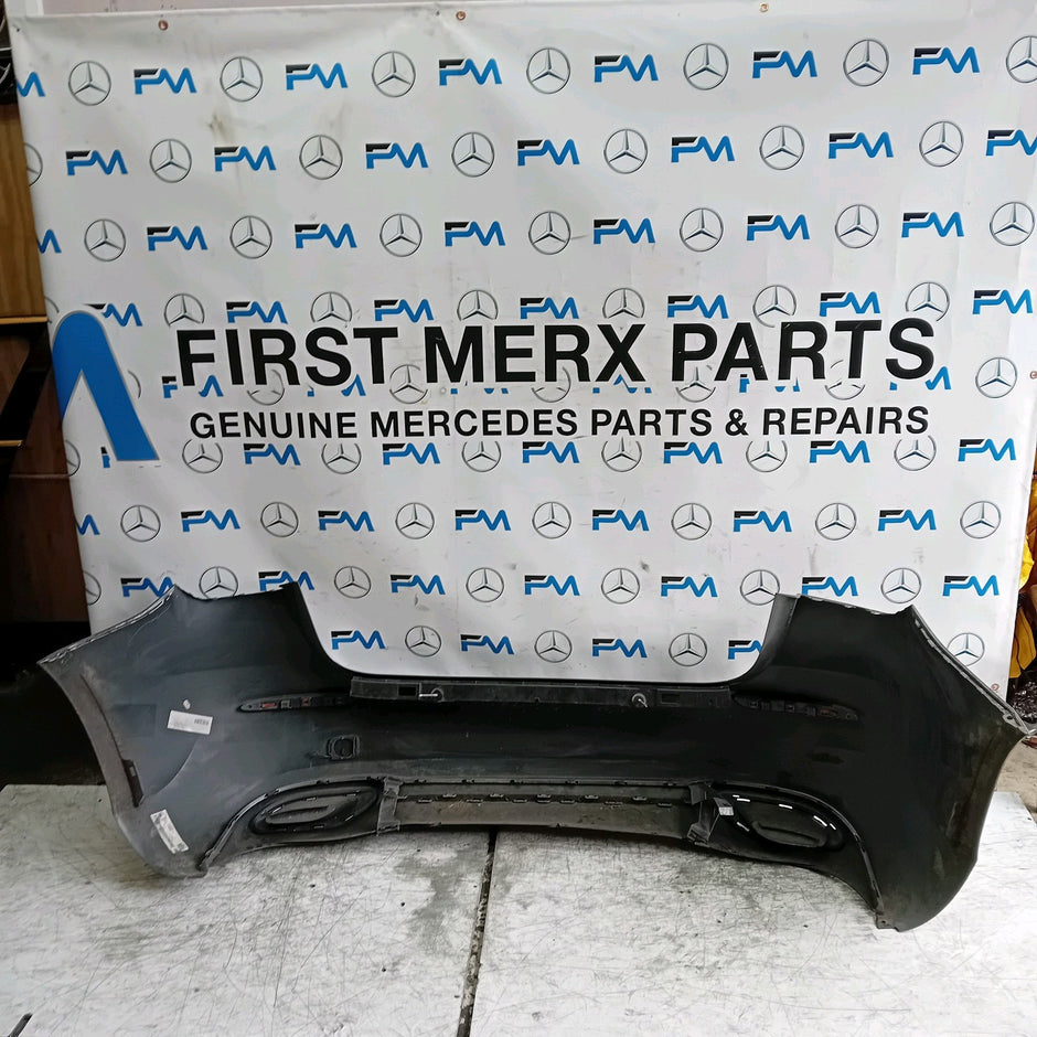 MERCEDES BENZ  A-CLASS W177 REAR BUMPER 2018 A1778800500 GREY COMPLETE FMX24