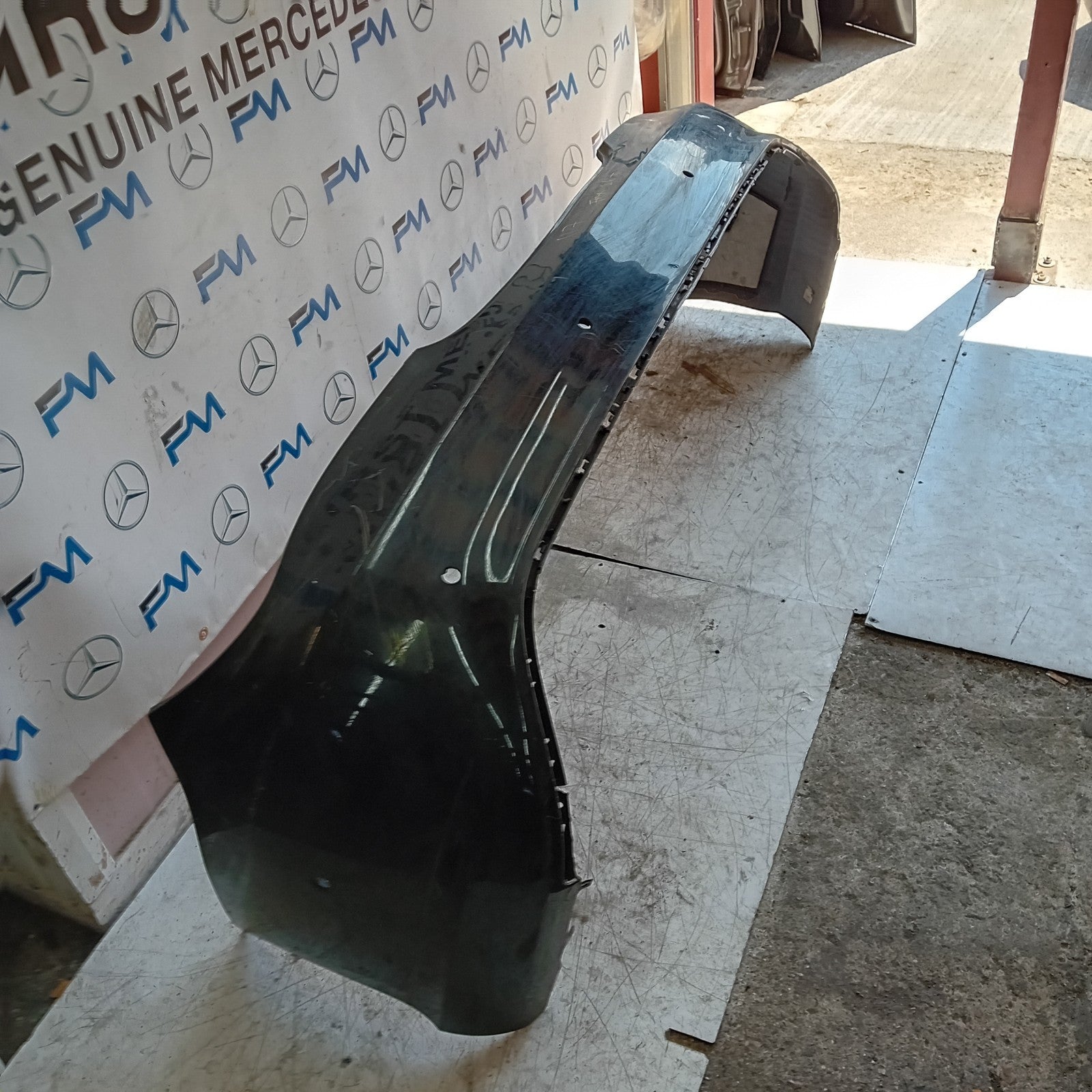 MERCEDES BENZ CLA W117 REAR BUMPER A1179053901 2018 BLACK  FMX167