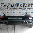 MERCEDES BENZ E-CLASS W213 SALOON REAR BUMPER BLACK 2016 ON A2138850001 FMX76
