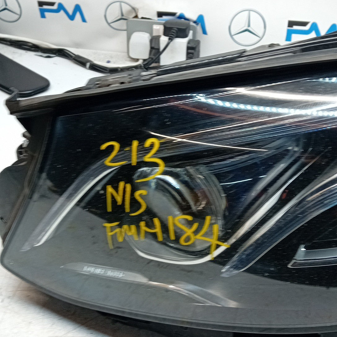 MERCEDES E-CLASS PASSENGER MULTIBEAM COMPLETE HEADLIGHT A2139061704 2016 FMH184