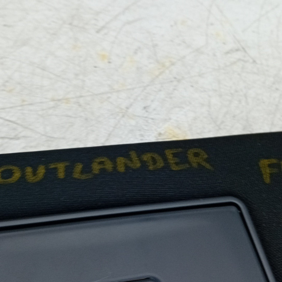 MITSUBISHI OUTLANDER MK3 SUN VISOR PASSENGER SIDE BLACK 7430B557 2014 FM001619