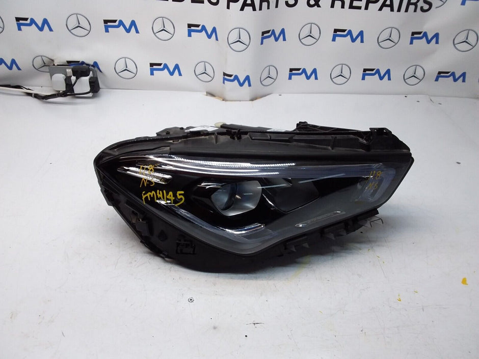 2021 MERCEDES CLA W118 HEADLIGHT PASSENGER NS A1189068600 FMH145 HIGH PERFORMANC