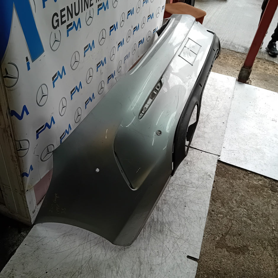 MERCEDES BENZ C-CLASS W205 SLN REAR BUMPER 2014 ON SILVER  A2058850138 FMX38