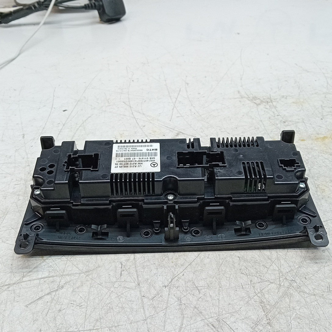 MERCEDES BENZ  E-CLASS W207 W212 CLIMATE CONTROL PANEL A2129006527 2016 FM001542